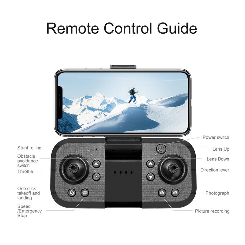 S119 Drone with Dual Camera, Brushless Motor for Adults, FPV RC Quadcopter with 360 Flip, Obstacle Avoidance, Optical Flow Positioning, Trajectory Flight, Carrying Bag, Indoor Outdoor Affordable UAV, Ideal Gifts for Beginner, Christmas Birthday Gifts
