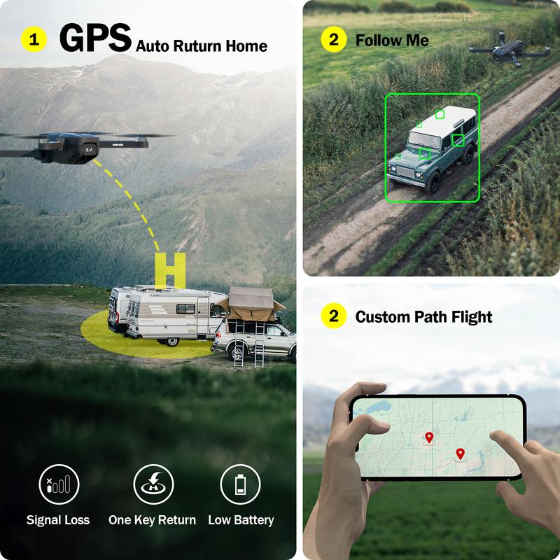 K600GPS 5G with Screen Remote Controller,Brushless Motor,Automatic Target Following Function,Wi-Fi,Folding Drone Electronic Gadgets