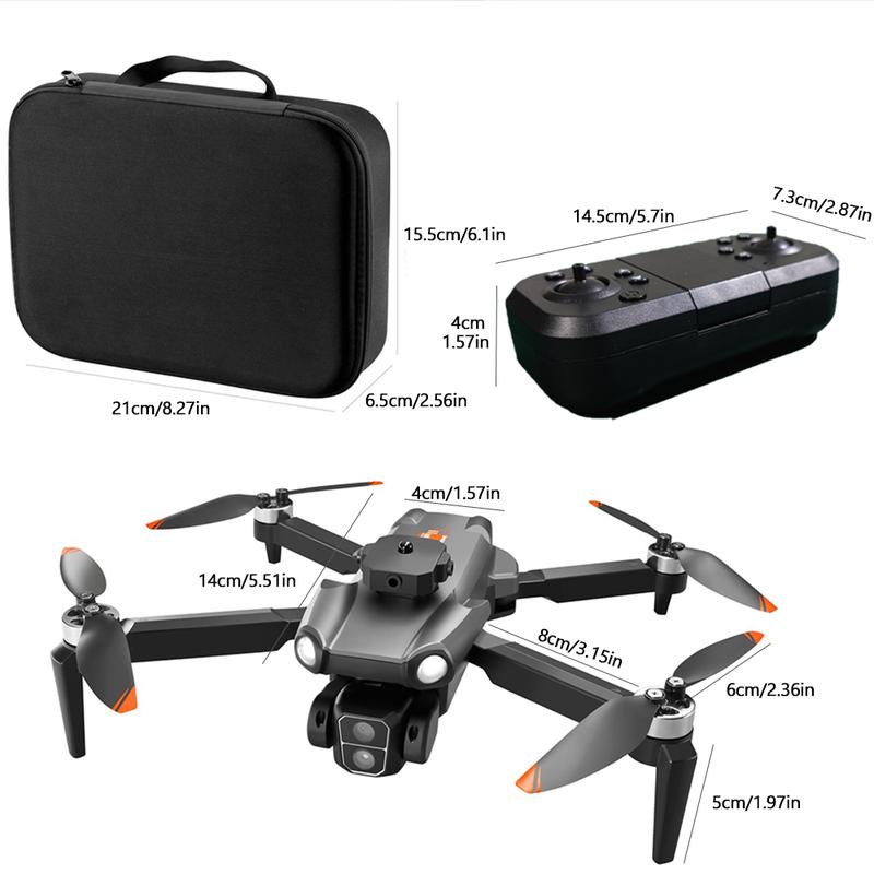 S119 Drone with Dual Camera, Brushless Motor for Adults, FPV RC Quadcopter with 360 Flip, Obstacle Avoidance, Optical Flow Positioning, Trajectory Flight, Carrying Bag, Indoor Outdoor Affordable UAV, Ideal Gifts for Beginner, Christmas Birthday Gifts